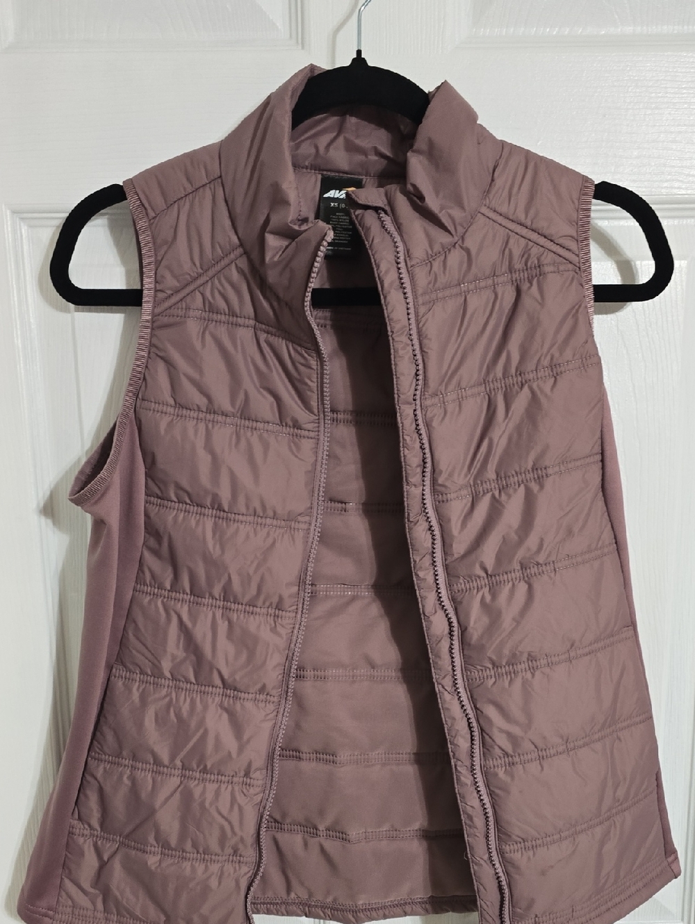 Avia Mauve Quilted Sleeveless Puffer Vest